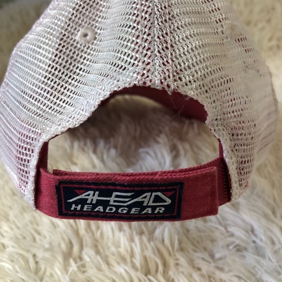 Country Club of Oxford Red Baseball Trucker Cap - Picture 5 of 9